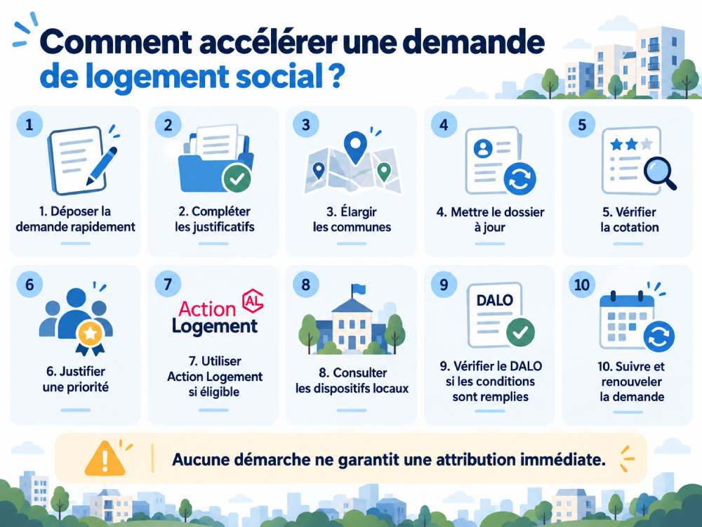 Comment accélérer une demande de logement social ?
